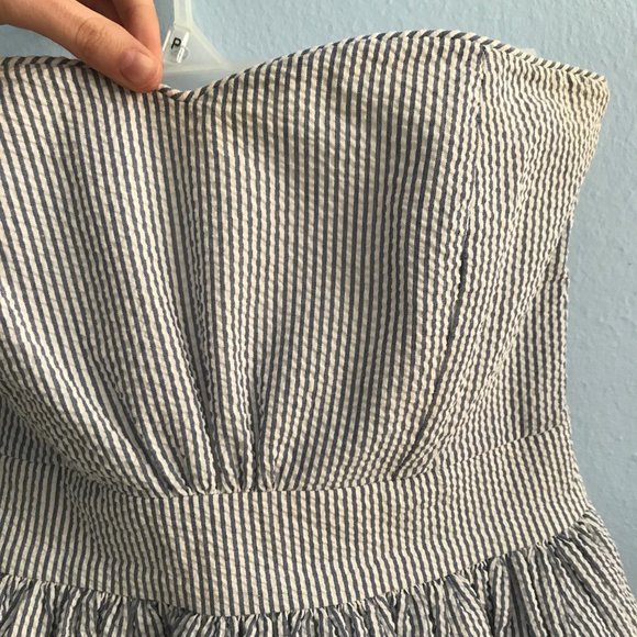 Jolie & Elizabeth strapless seersucker dress - Picture 2 of 7